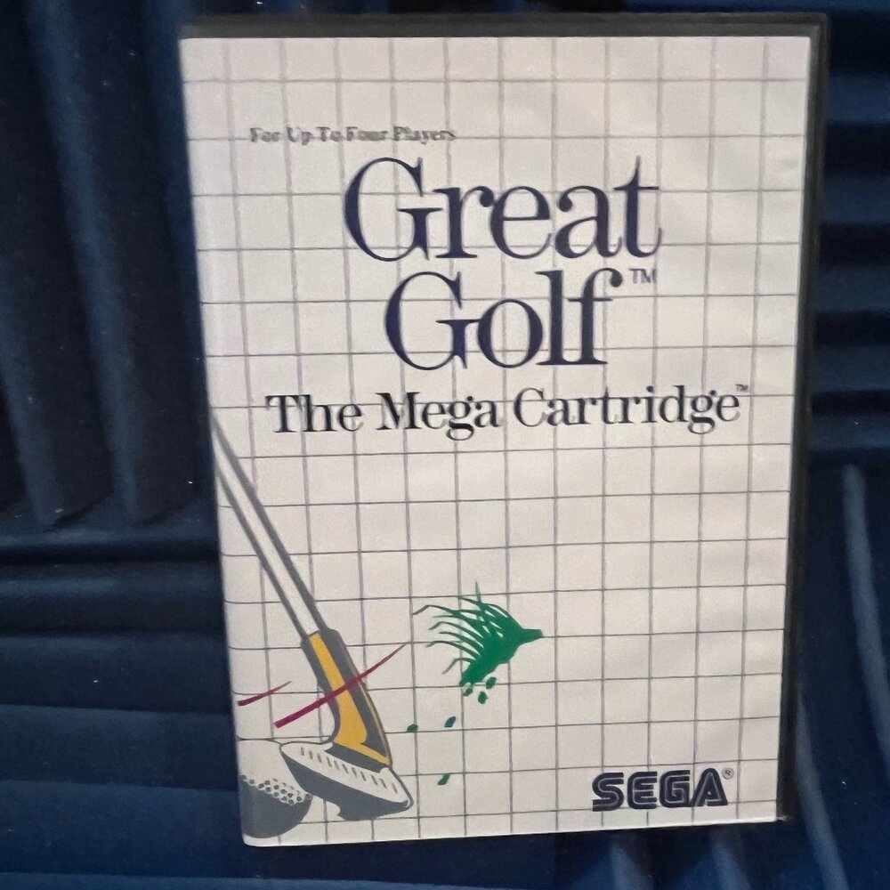 RARE Sega Master System Great Golf, complete in box, not tested